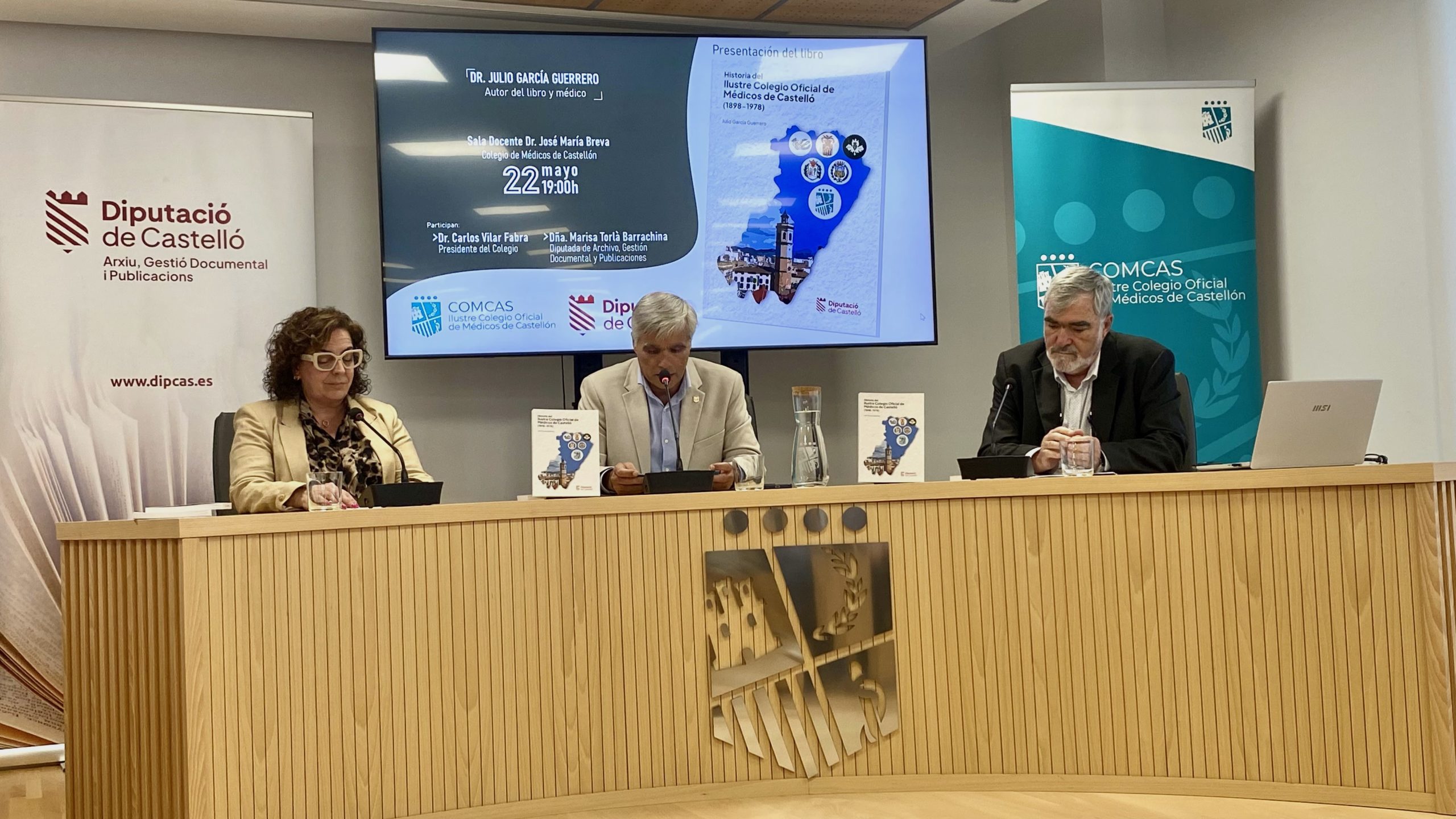 Es presenta el llibre «Historia del Ilustre Colegio Oficial de Médicos de Castellón»