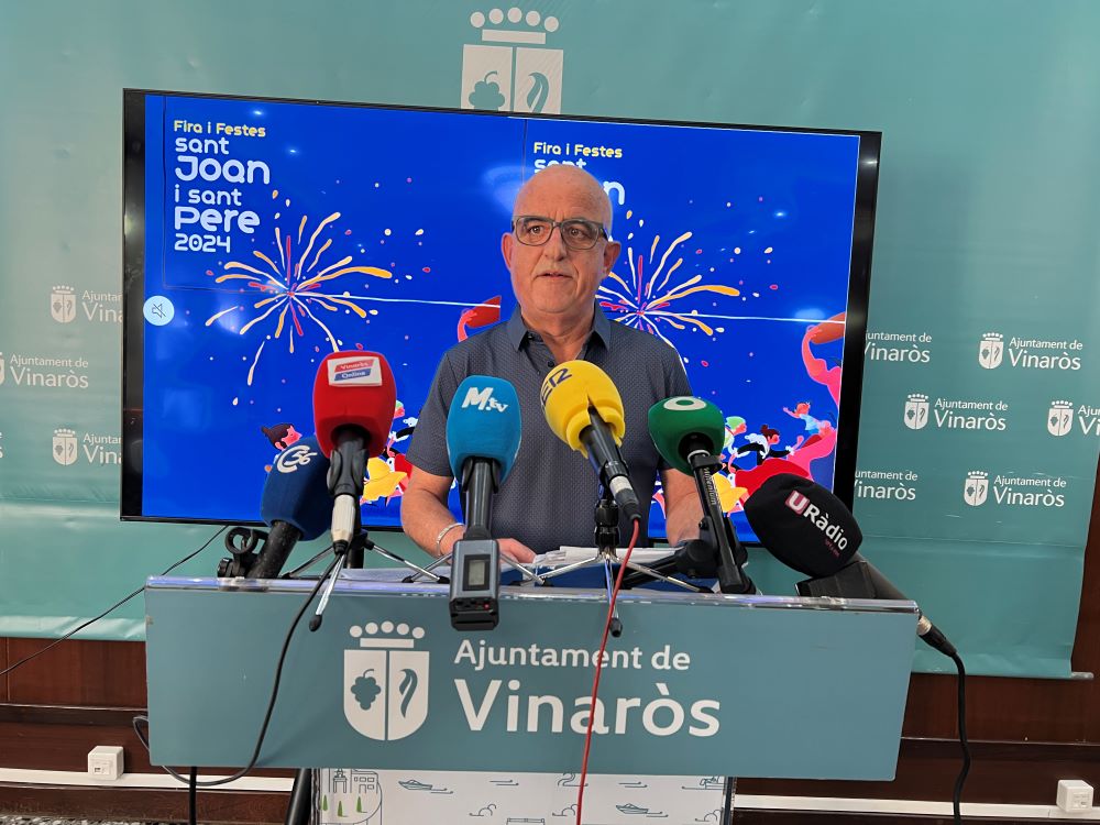 L'Ajuntament de Vinaròs presenta la programació de la Fira i Festes de Sant Joan i Sant Pere
