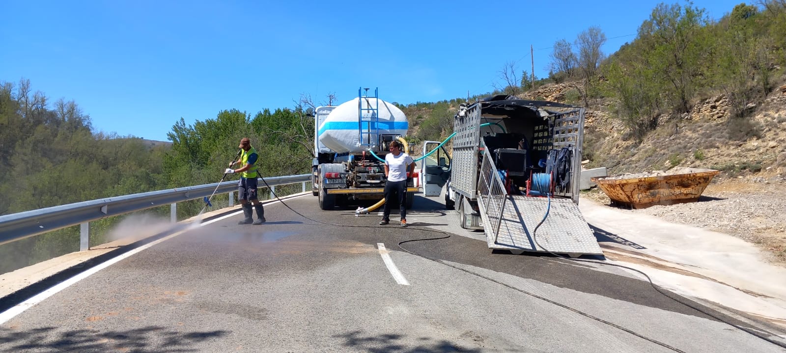 S'obri la CV-125 després de la reparació d'urgència dels desperfectes ocasionats per les fortes pluges