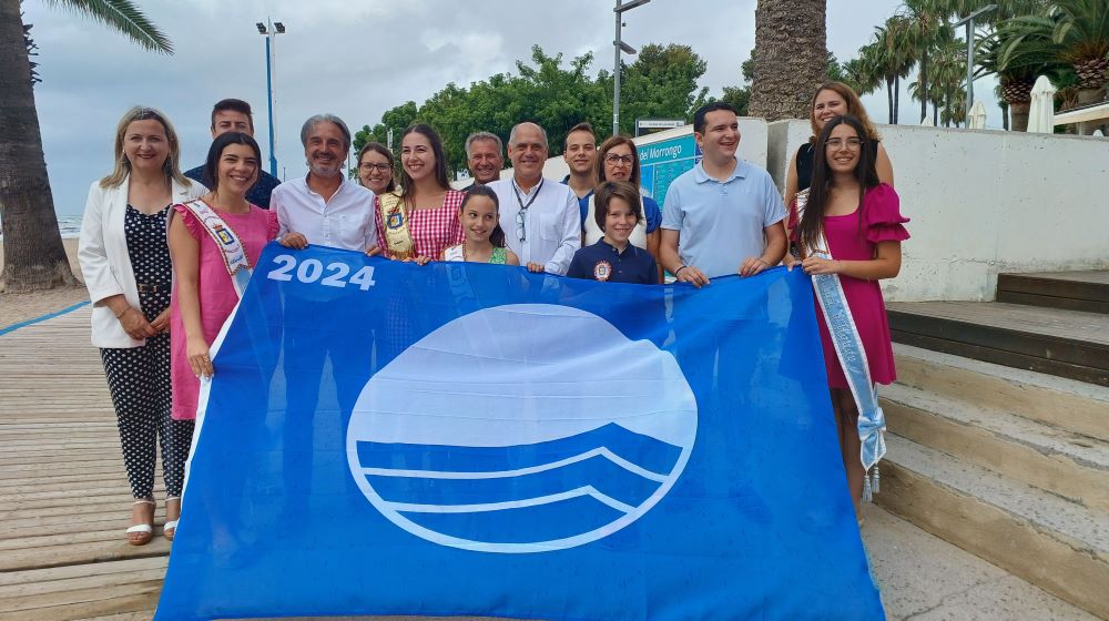 Les banderes blaves onegen un any més al Morrongo i la Caracola de Benicarló