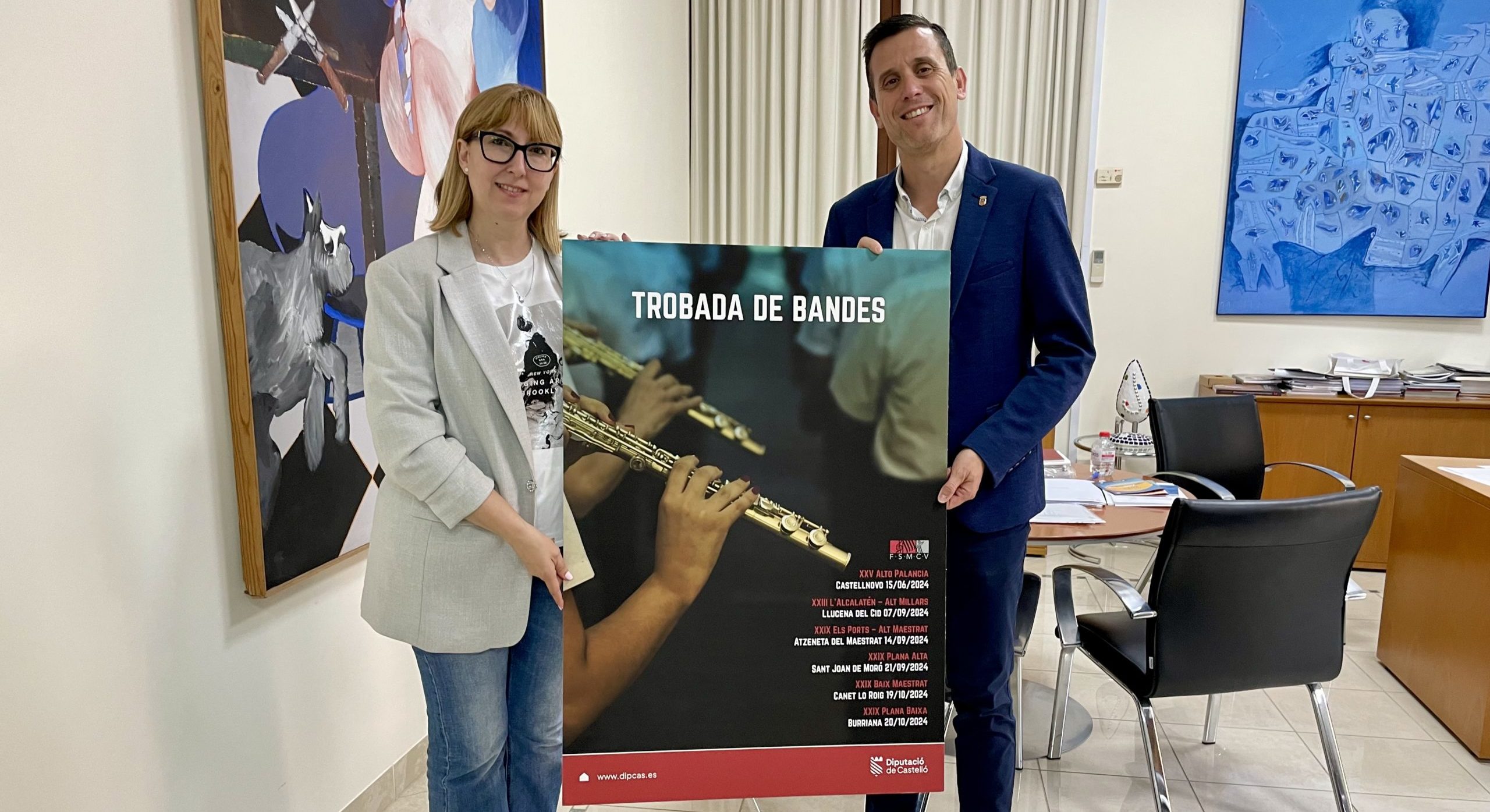 La Diputació promou i difon la cultura musical als pobles amb la celebració de les «Trobades de Bandes»