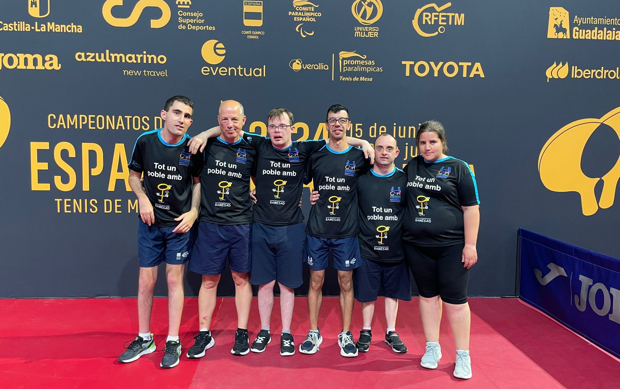 Activitat de l'equip de tenis taula de Cocemfe Maestrat