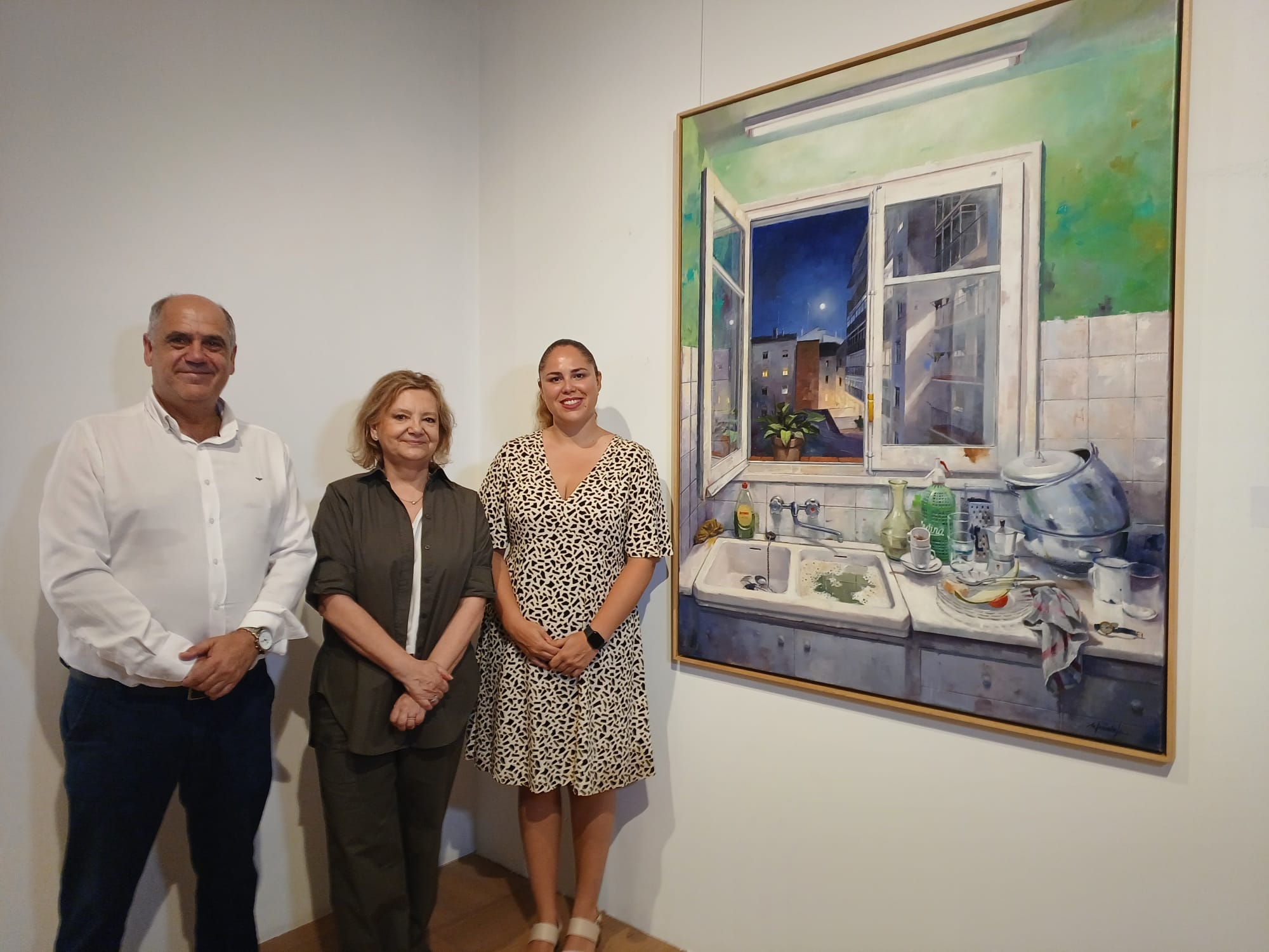 Mercé Humedas guanya la Biennal de Pintura amb «Noche de luna llena»