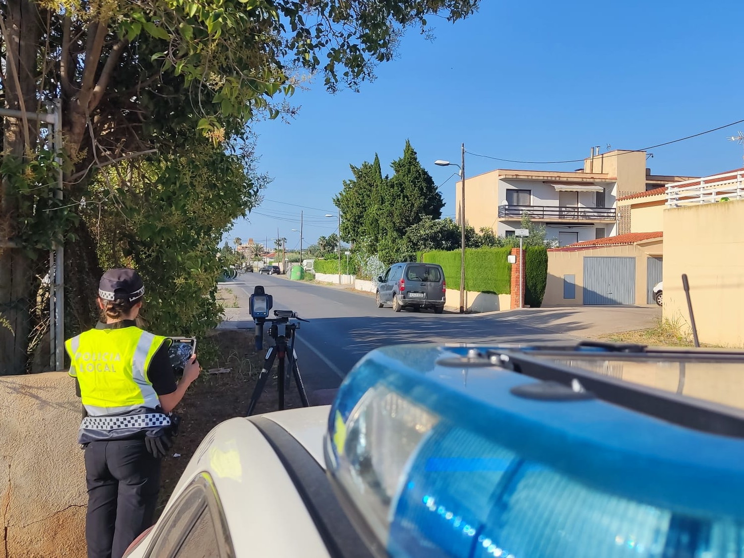 La Policia Local de Benicarló amplia les vies controlades pel radar mòbil per millorar la seguretat vial