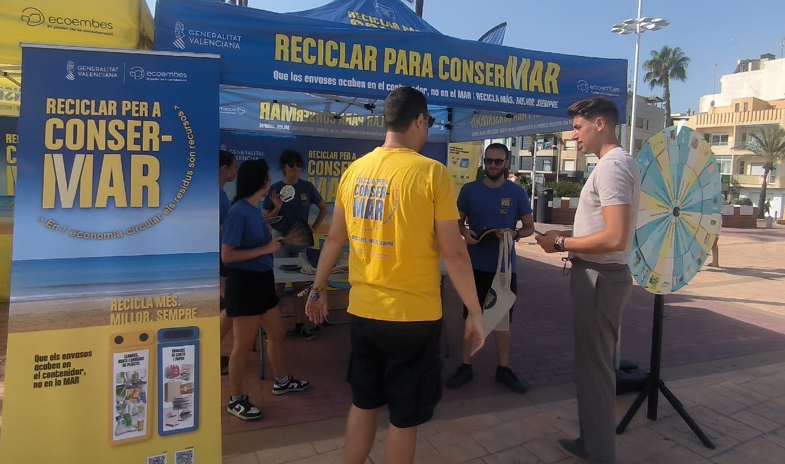 «Reciclar per a ConserMar» arriba a la platja de Peníscola