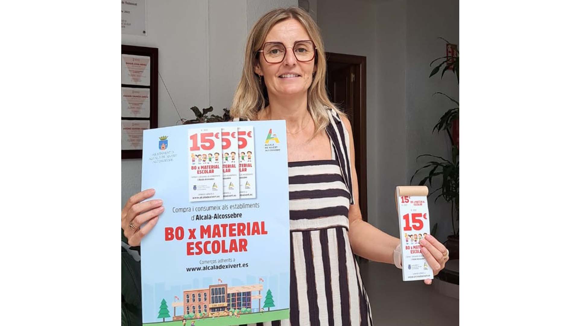 Alcalà-Alcossebre tornarà a repartir bons per a comprar material escolar en comerços locals