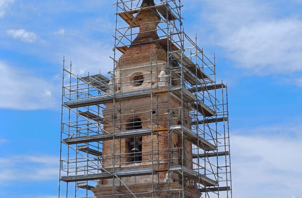 Palanques completa la restauració del campanar de l'Assumpció