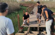 Peníscola repara diversos desperfectes de la passarel·la a conseqüència del vandalisme