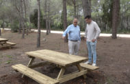 ➤ VÍDEO. VISITA ALS TREBALLS DE REPOSICIÓ DE MOBILIARI A LA BASSETA DEL BOVALAR DE BENICARLÓ 27-09-2024