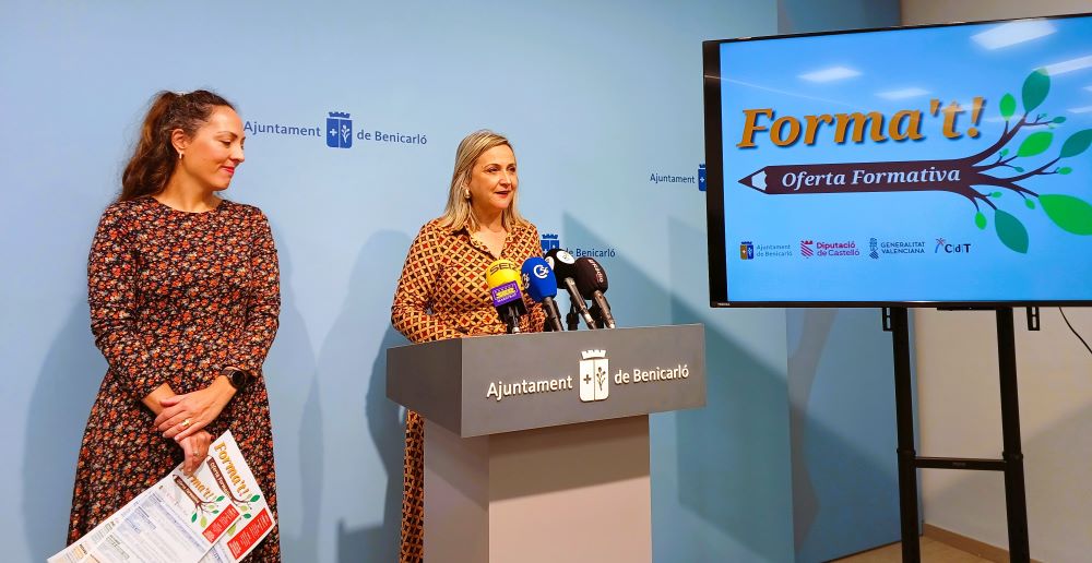 Benicarló presenta la nova oferta formativa per a l’últim trimestre de l’any