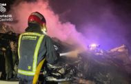 Accident entre dos camions a l'AP7 a Benicàssim en sentit Castelló