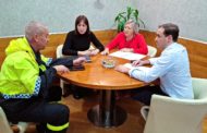 Els efectius de la Policia Local de Vinaròs es traslladen amb un dron fins a Aldaia