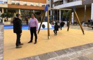 Obres i Serveis finalitza les obres de renovació del parc infantil de la plaça de la Constitució