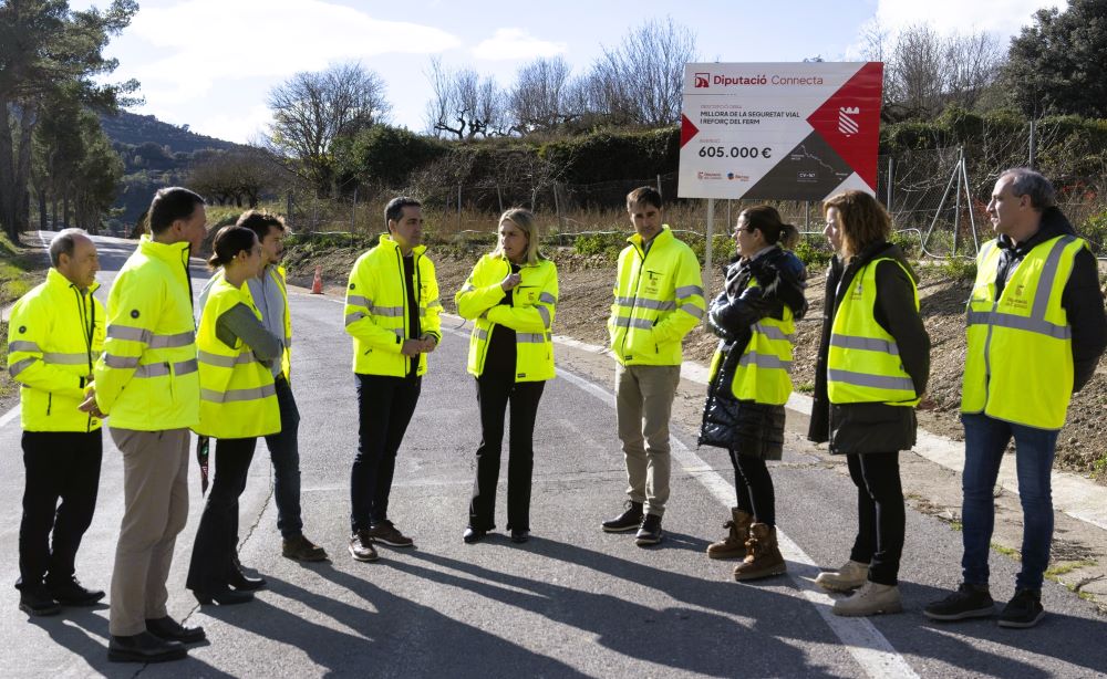 La Diputació reforça la seguretat amb la millora de la CV-167 de Benassal a Vilafranca