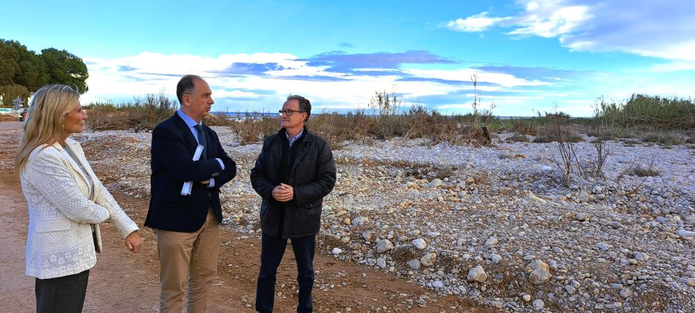 El conseller d'Emergències visita Alcossebre per veure els danys provocats per la DANA