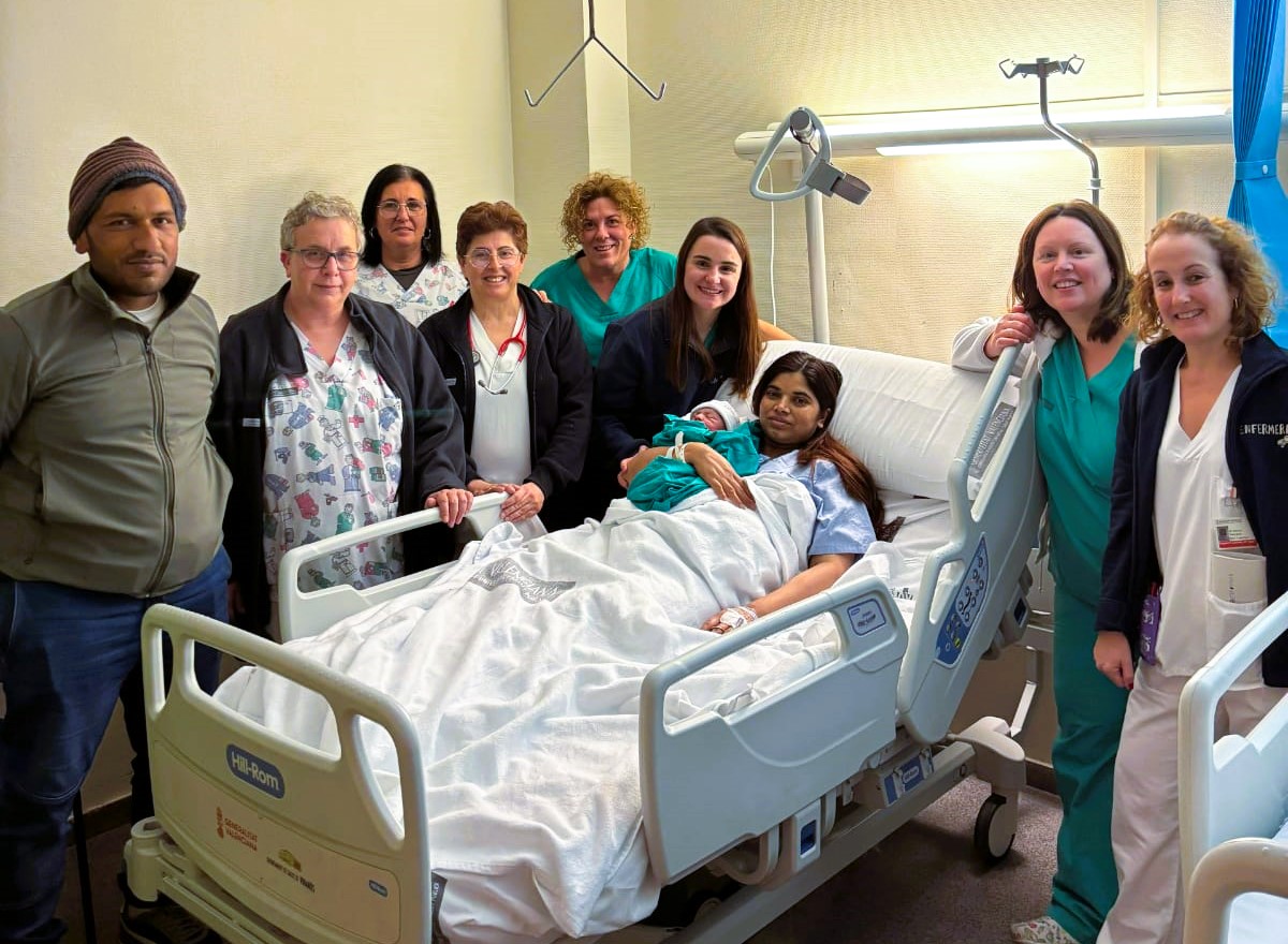 Mitja hora abans d'acabar l'1 de gener naixia el primer xiquet a l'Hospital Comarcal de Vinaròs