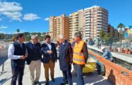 El director general de Costes visita les obres del passeig sobre la platja del Morrongo de Benicarló