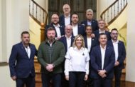 Marta Barrachina rep a Fedpecas davant la celebració del Congrés Nacional de Penyes