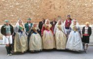 Les Falleres Majors de Benicarló participen en l'Ofrena de les Falles de Turís