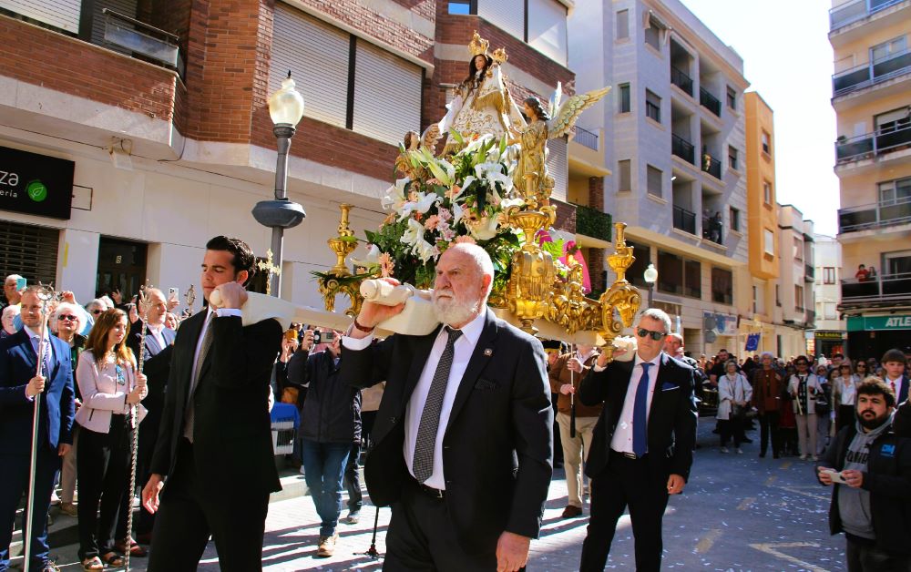 La Processó de l'Encontre culmina els actes de la Setmana Santa de Vinaròs