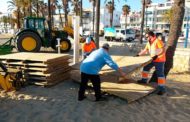 Peníscola prepara la platja per a Setmana Santa