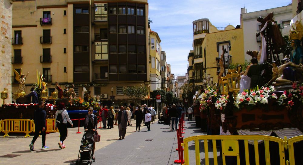 Exposició de passos processionals de la Setmana Santa de Vinaròs