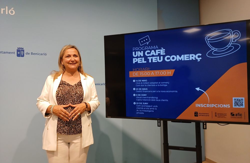 Benicarló posa en marxa «Un cafè pel teu comerç» per a formar al comerç en digitalització i tendències
