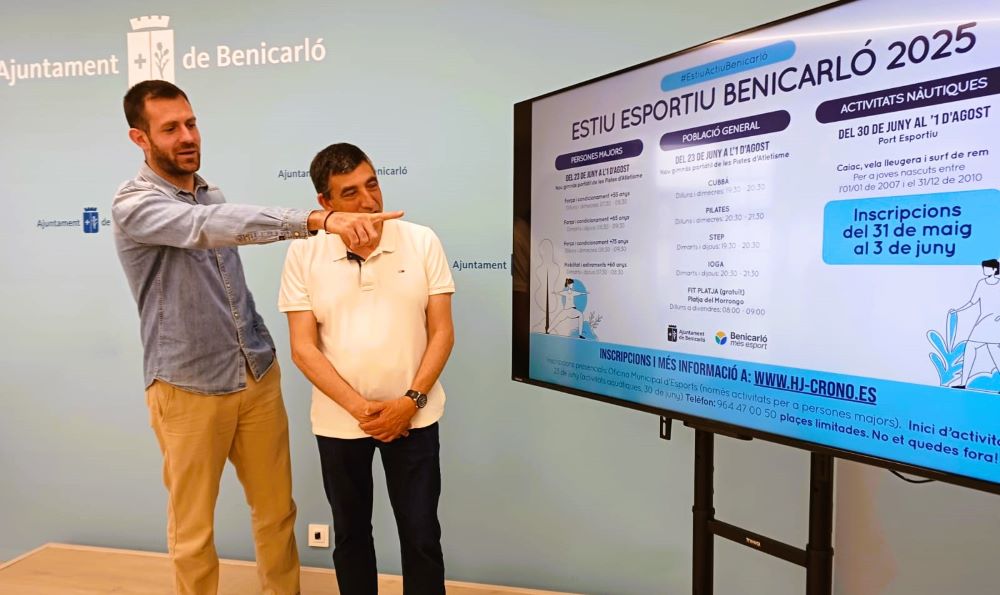 Benicarló amplia l’oferta esportiva d’estiu amb més de 560 places per a totes les edats