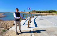 S’obri el pas provisional de la Mar Xica per creuar la rambla de Cervera