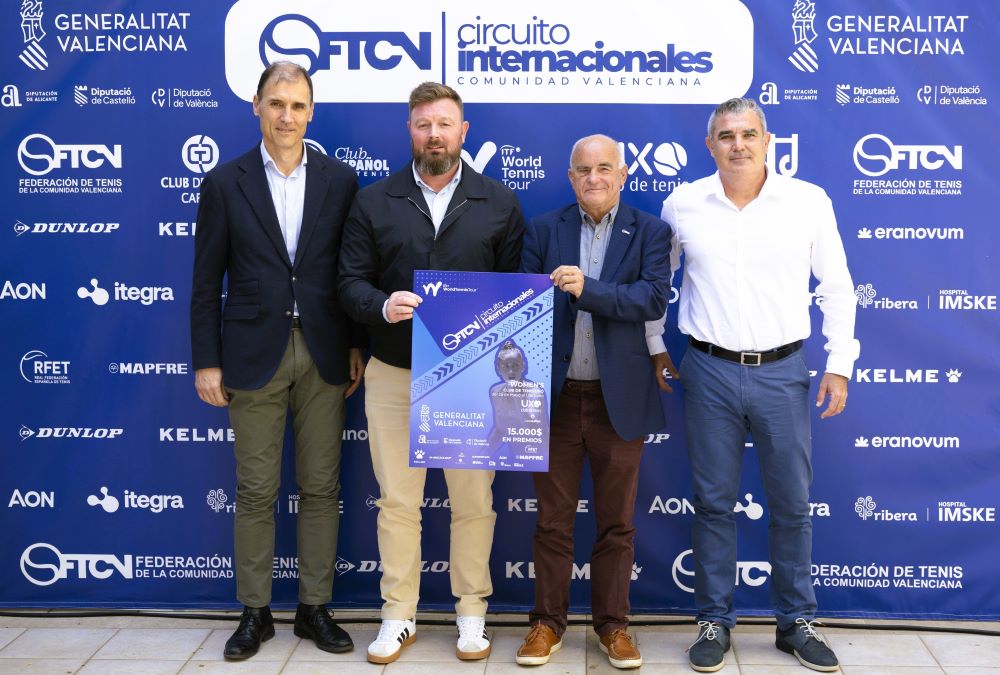 La Diputació dona l'eixida al 1r torneig internacional de tenis femení del Circuit Internacionals de la CV