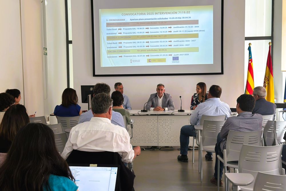 Barrachina: «Impulsem el desenrotllament rural amb més de 22M per a projectes LEADER»