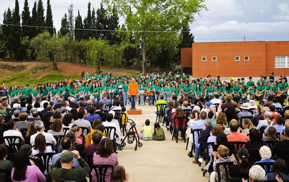 Més de 200 músics es donen cita en Santa Magdalena en la IV Trobada d'Escoles de Música del Baix Maestrat