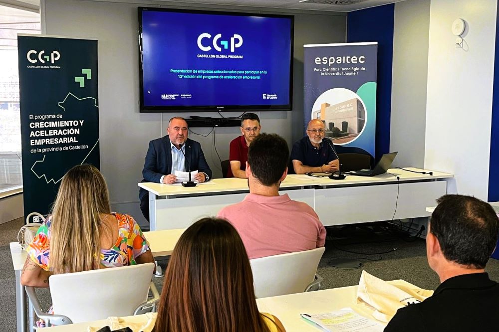 Diputació i Espaitec reforcen el suport als emprenedors i inicien el Castelló Global Program amb 12 empreses