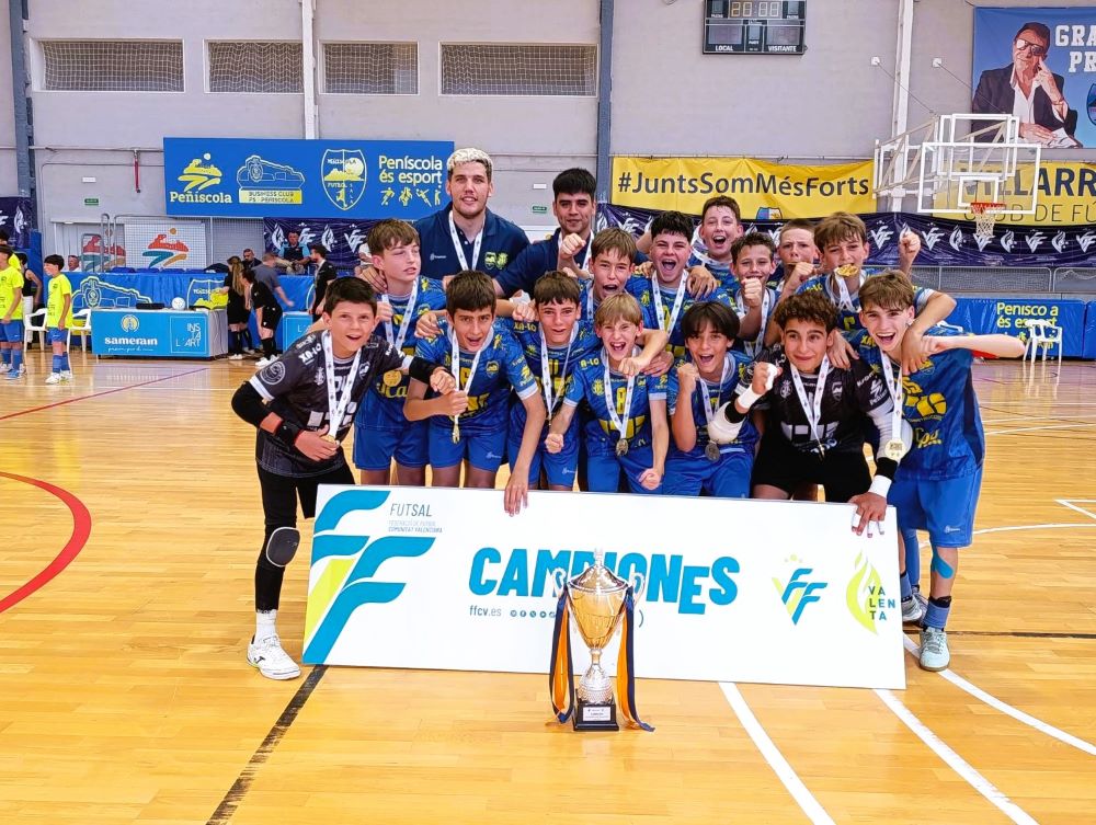 L'Infantil del Peníscola FS, campió de la Copa Federació provincial