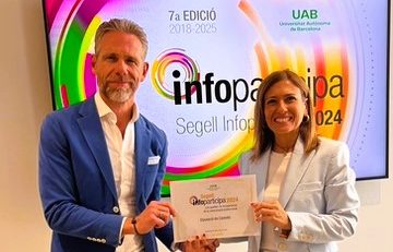 La Diputació, reconeguda amb el segell Infoparticipa després d'aconseguir un 94% de transparència
