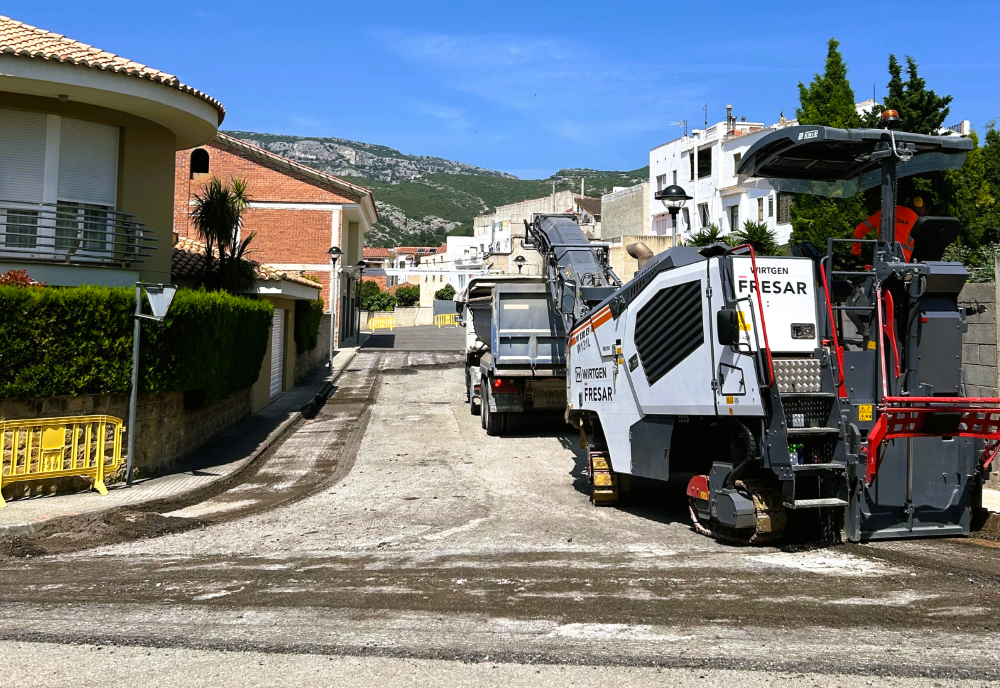 Rossell inicia les obres de fressat en diversos carrers per al posterior asfaltat