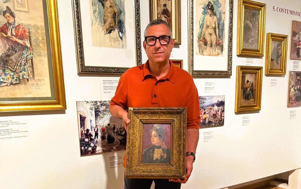 El Museu Puig Roda de Tírig incorpora un nou original del pintor gràcies a una donació particular
