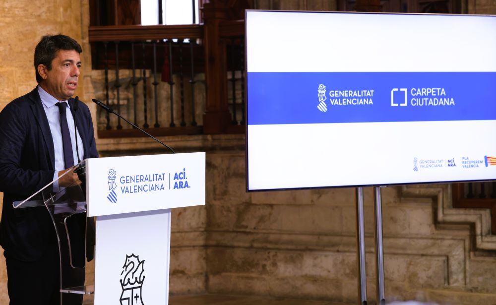 Mazón: «Amb la Carpeta Ciutadana fem un pas més cap a una administració àgil i eficient»