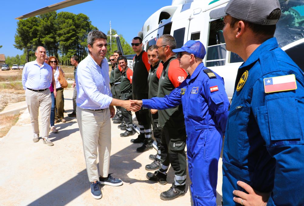 Mazón destaca la inversió pressupostària i dotacional dels Bombers Forestals per a afrontar l'estiu