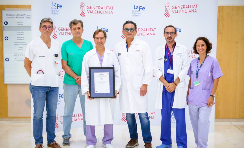 La Fe és ja el 3r amb certificació com a Centre d'Atenció postparada Cardíaca Extrahospitalària