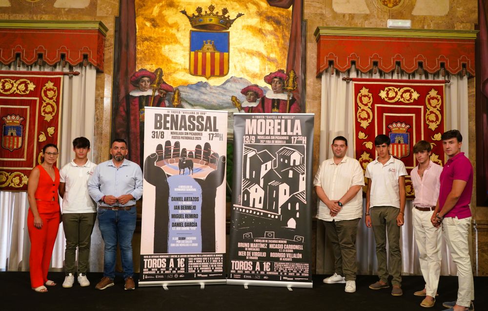 La Diputació de Castelló recolza la formació de l'Escola Taurina amb dos novillades a Benassal i Morella