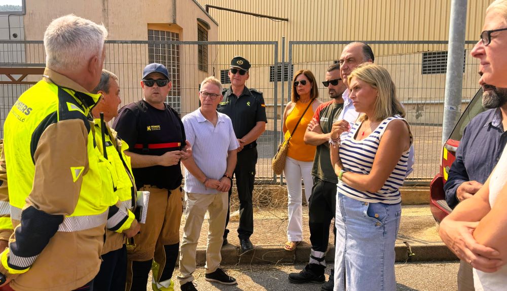 Marta Barrachina defén a Artana l'aliança territorial contra el foc i agraïx la labor dels bombers