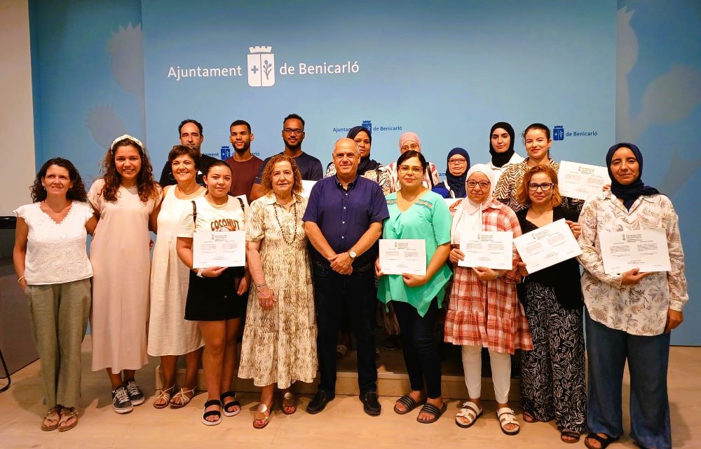 Lliurament de diplomes a l’alumnat de les Escoles d’Acollida de Benicarló
