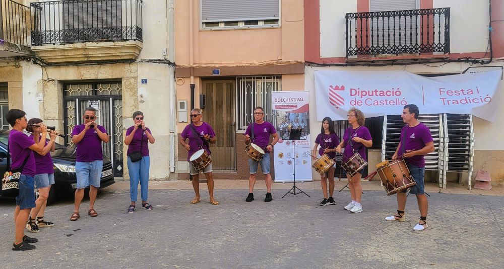 La Diputació promou la música tradicional de dolçaina i tabal amb la XIII edició del Dolç Festival