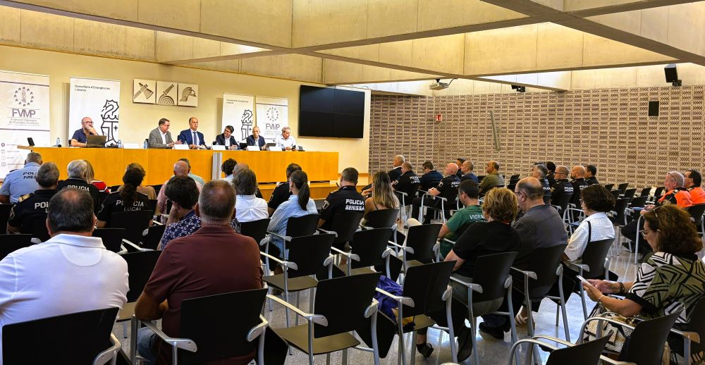Valderrama destaca la importància que els pobles tinguen plans actualitzats davant el risc d'inundacions