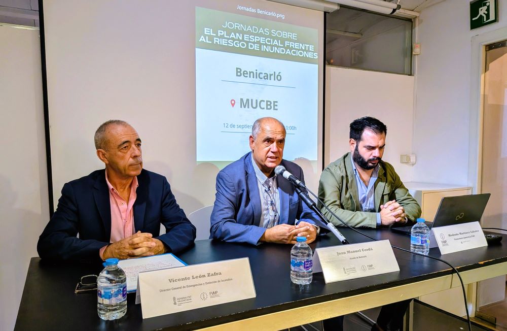 Benicarló acull una jornada informativa sobre el Pla davant del Risc d’Inundacions
