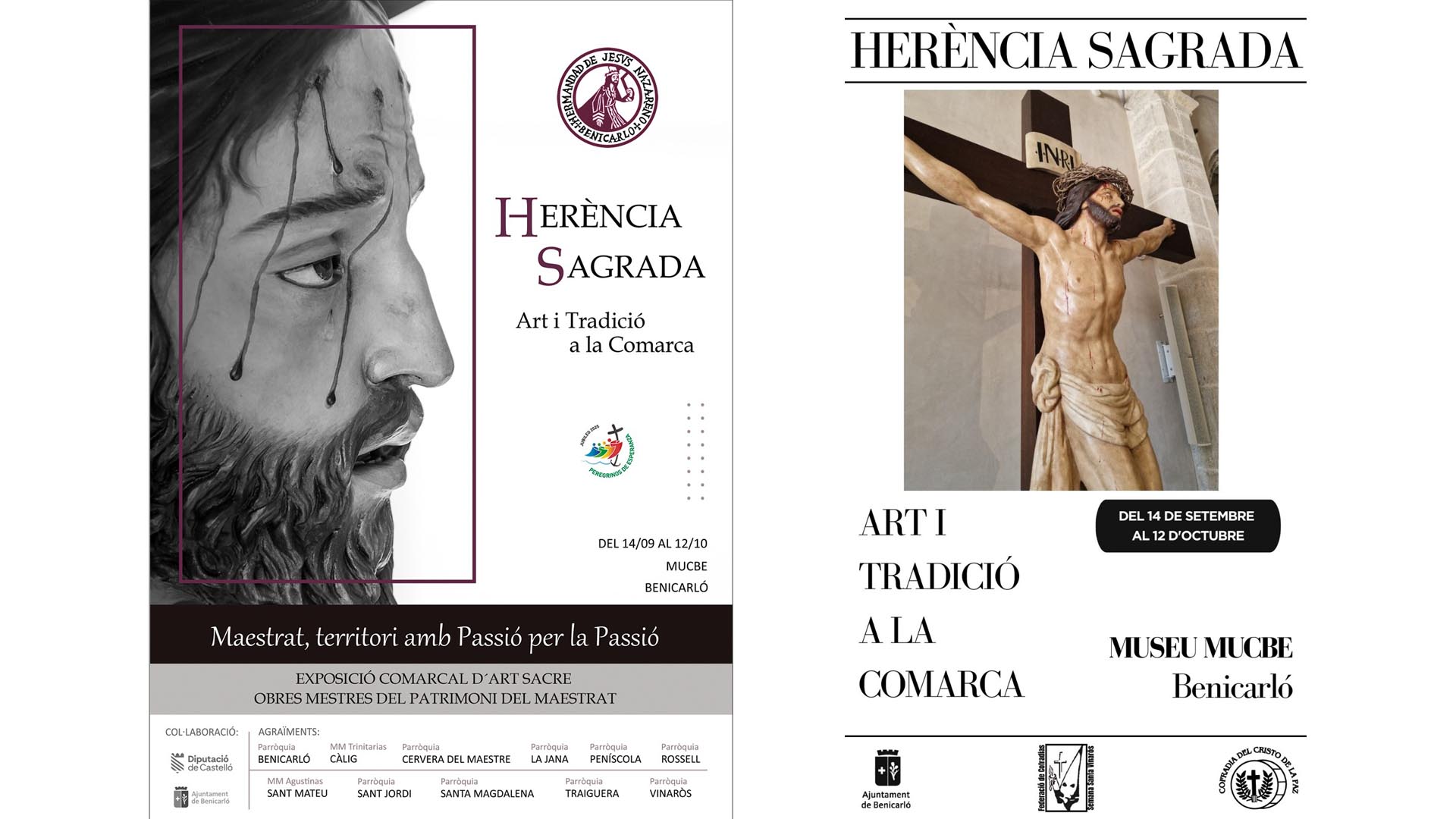 El Crist de la Pau representarà a la Setmana Santa de Vinaròs en «Herència Sagrada»