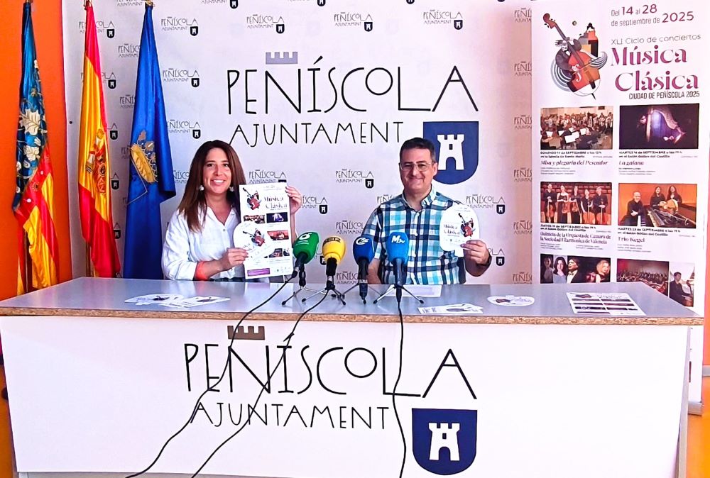Peníscola presenta el XLI Cicle de Concerts de Música Clàssica Ciutat de Peníscola