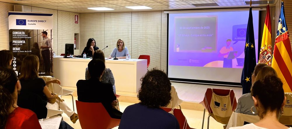La Diputació acosta les oportunitats i recursos educatius de la UE al professorat