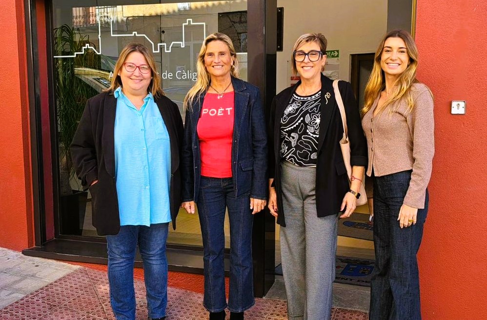 Càlig rep la visita de la delegada del Consell, Susana Fabregat
